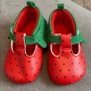 3-6 months Watermelon moccasin